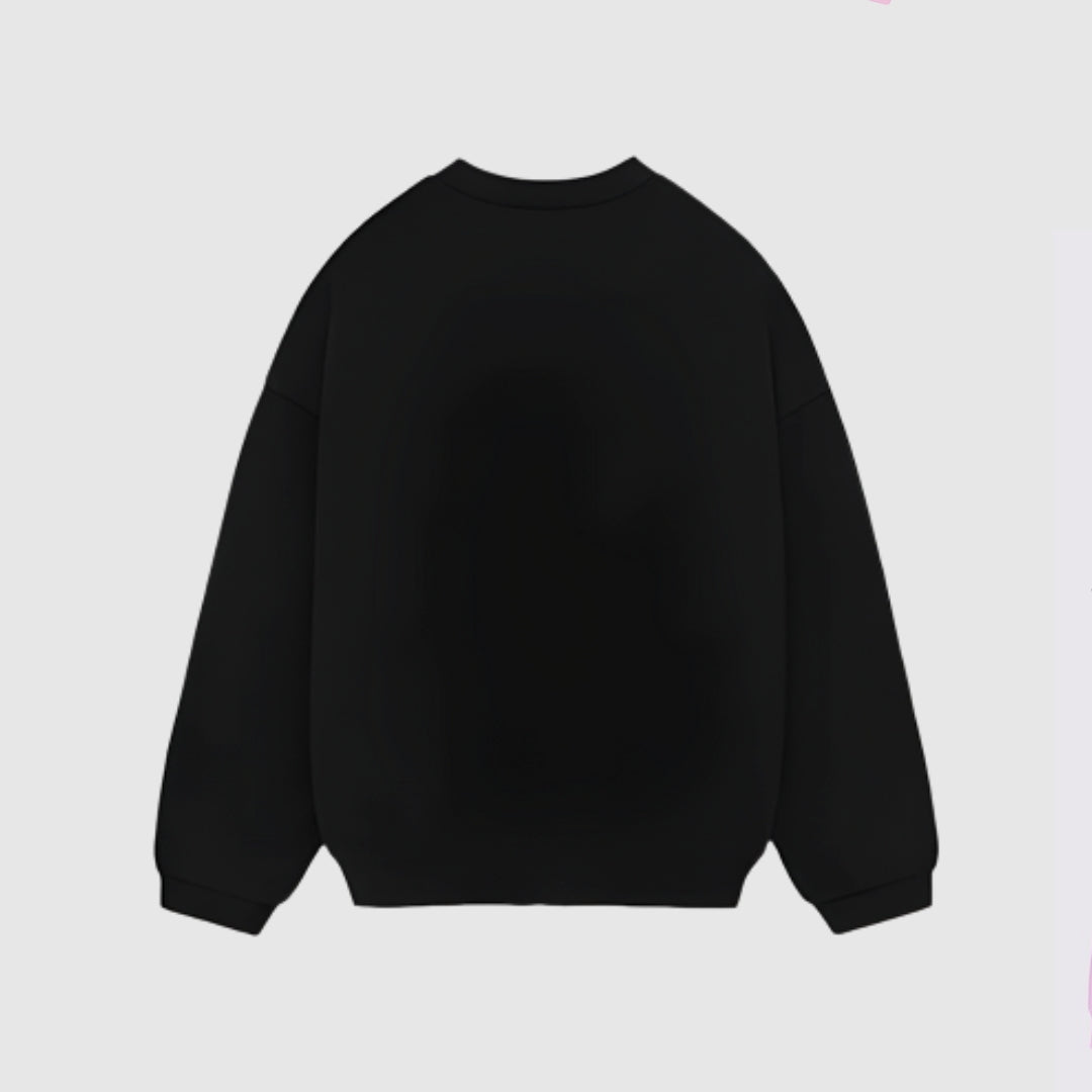 Black Oversize Sweatshirt
