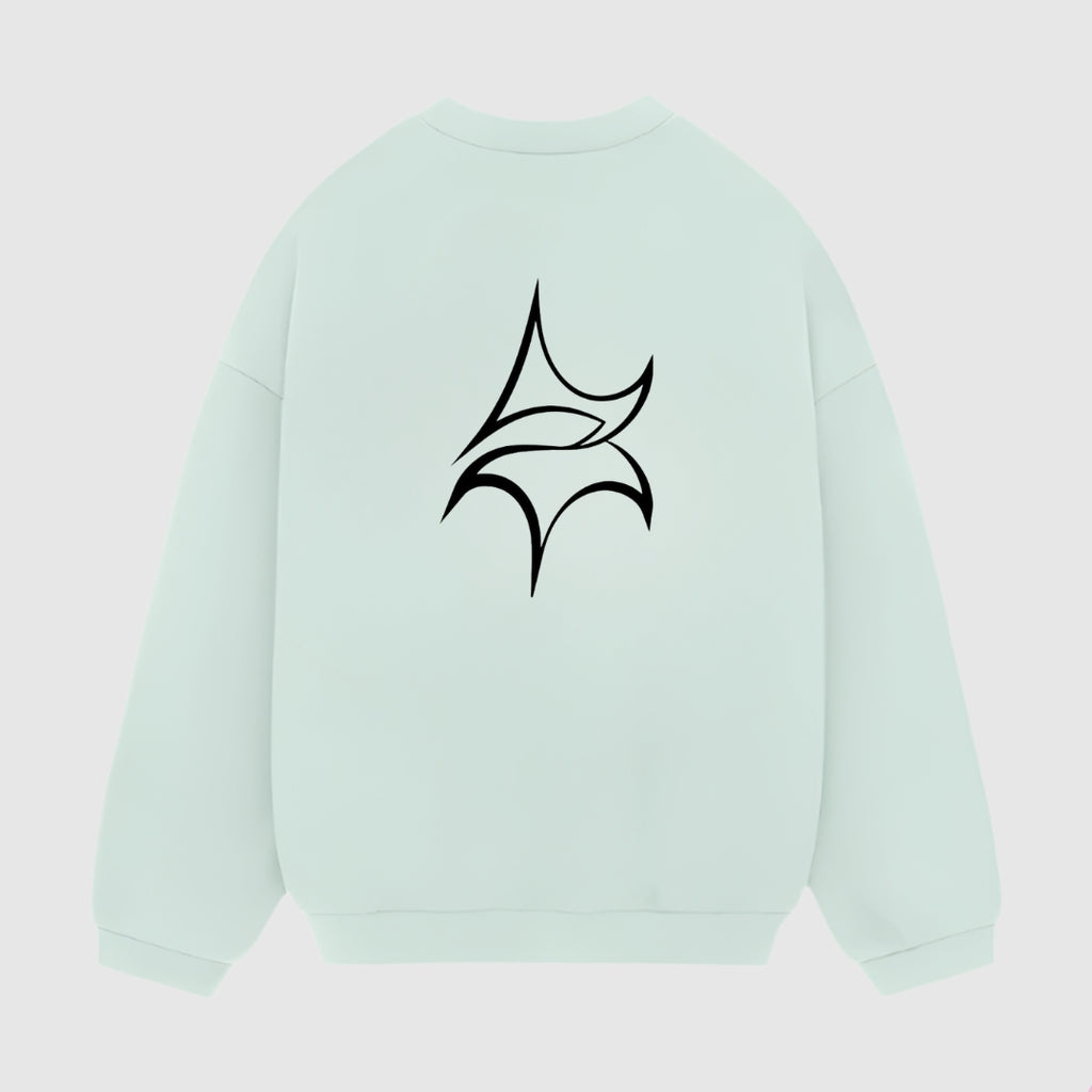 Tribal Smile Oversize Sweatshirt