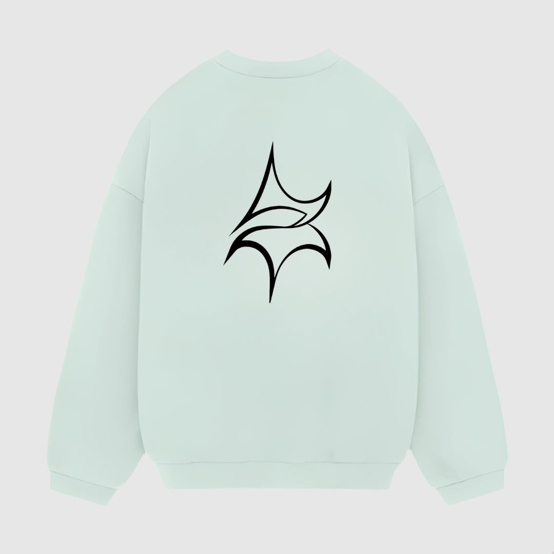 Tribal Smile Oversize Sweatshirt