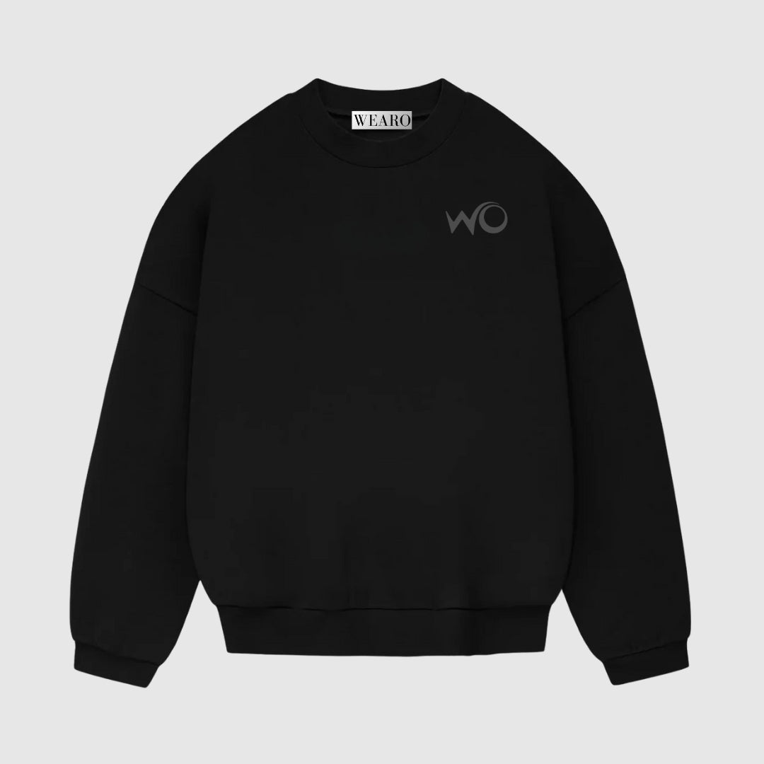 Black Oversize Sweatshirt