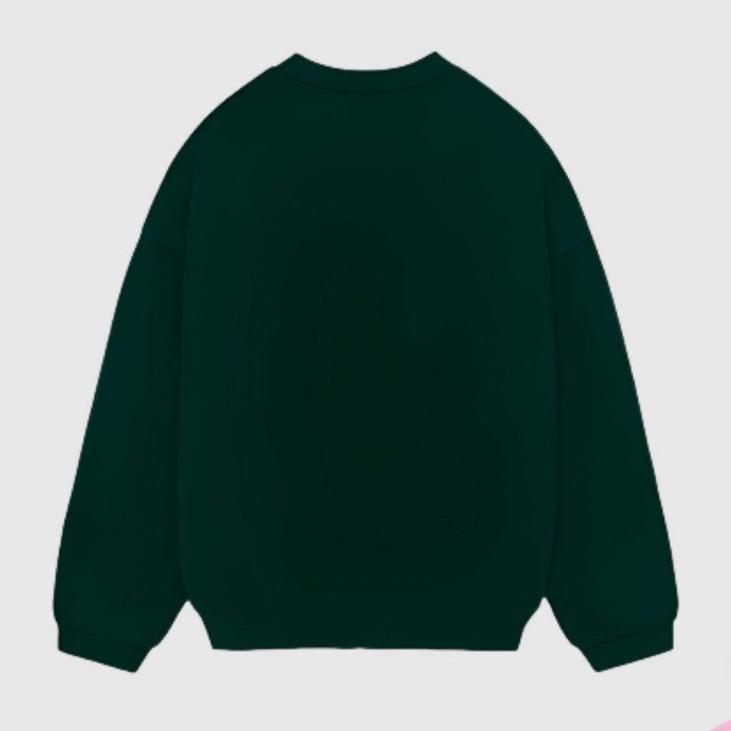 Dark Pine Green Oversize Sweatshirt