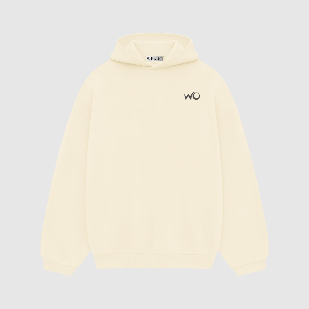 Beige Essential Hoodie