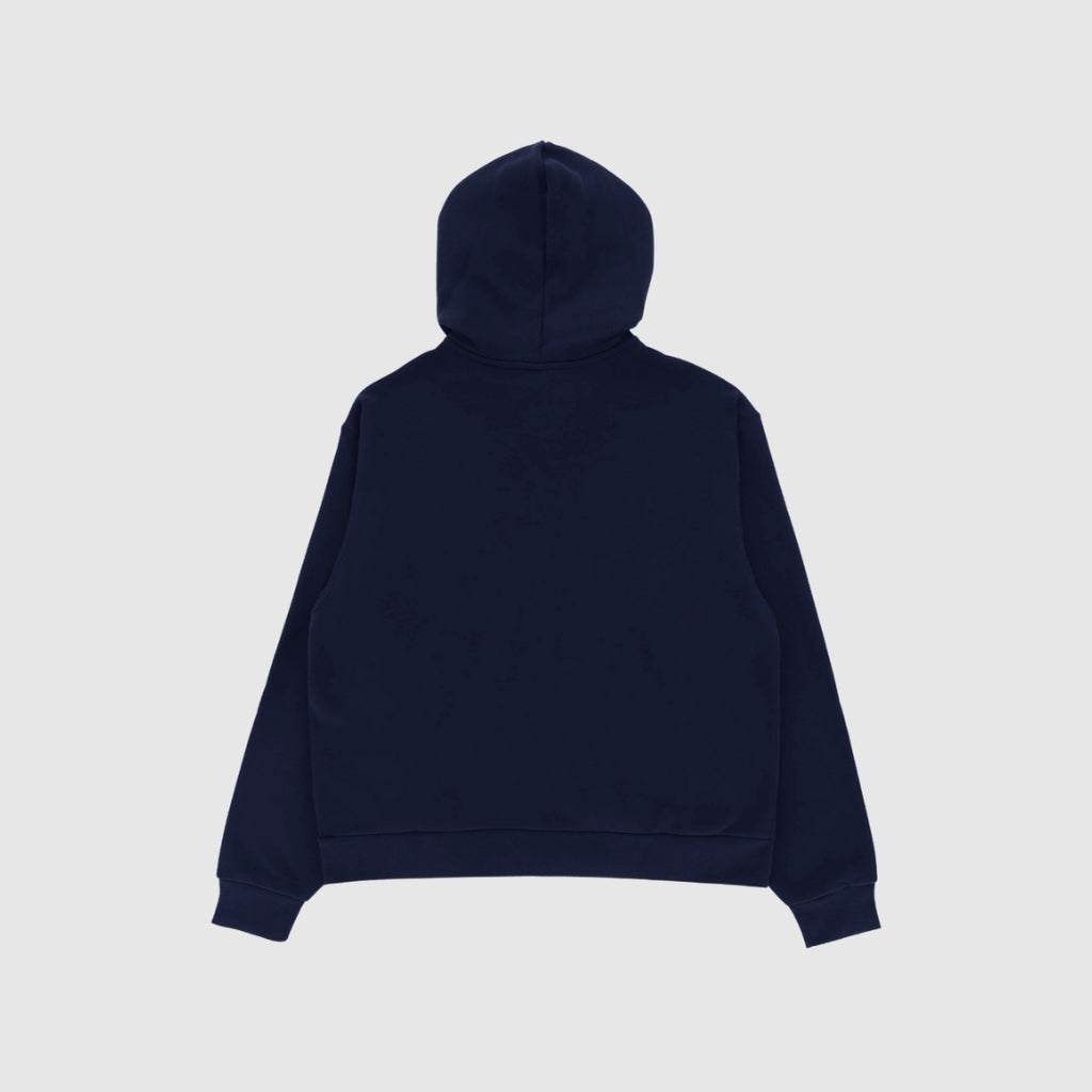 Navy Blue Zipper Hoodie
