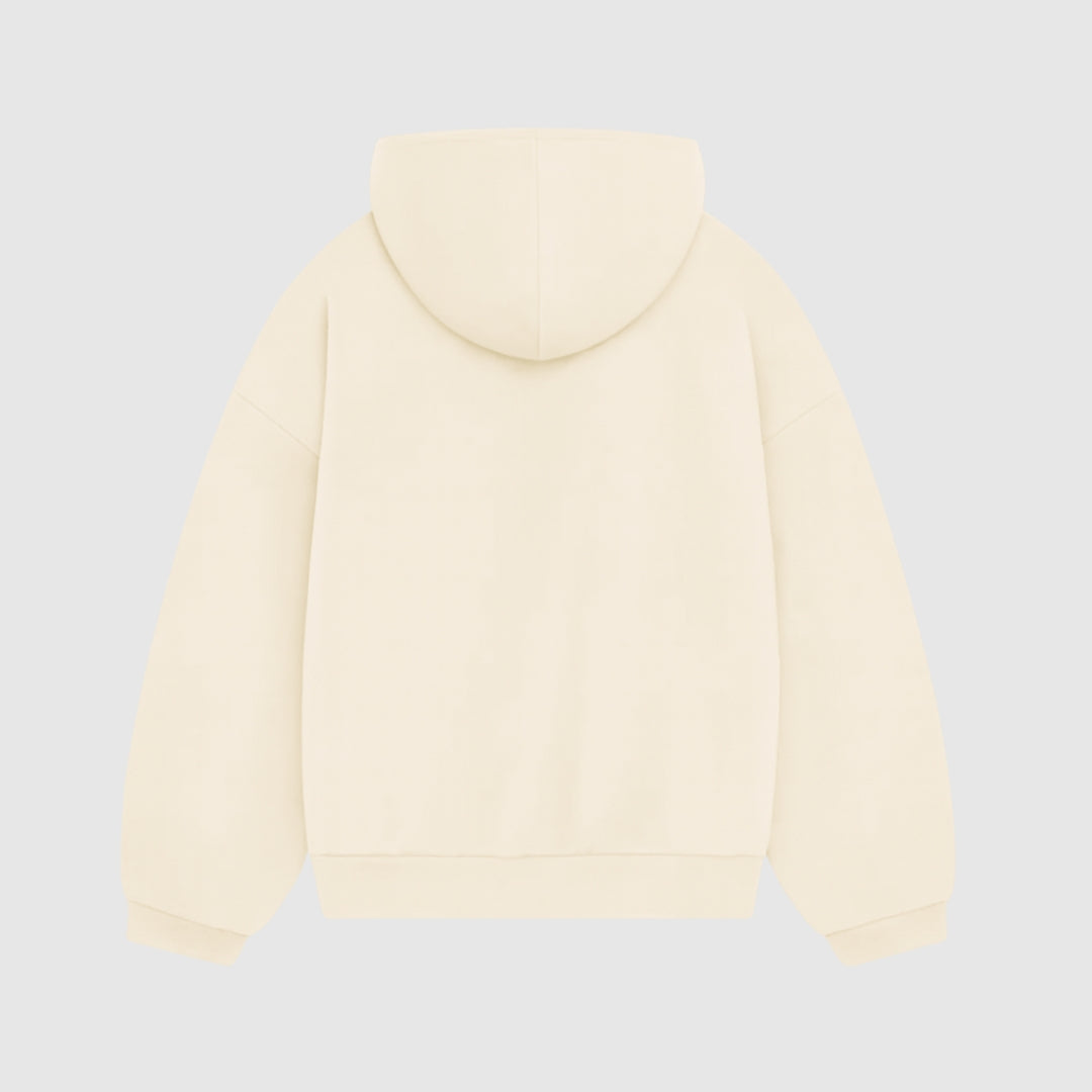 Beige Essential Hoodie