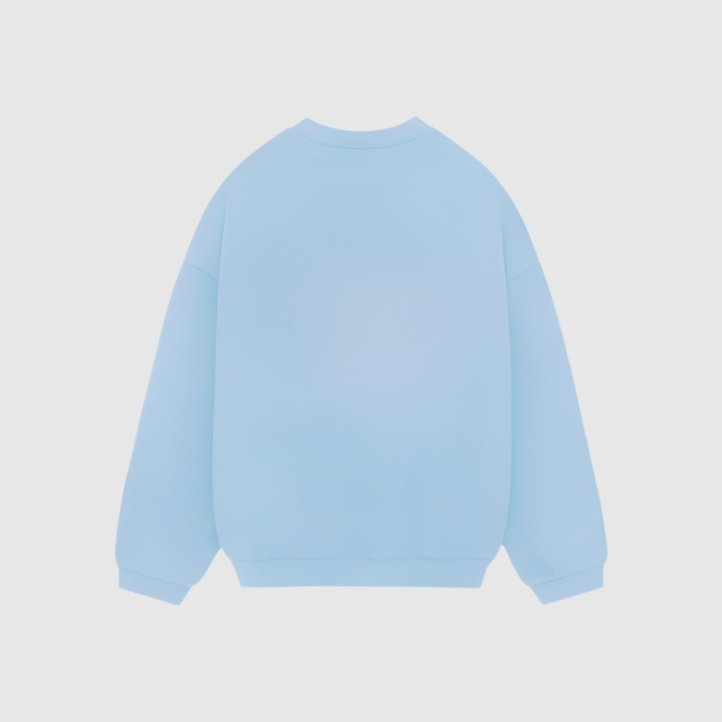 Ice Blue Oversize Sweatshirt