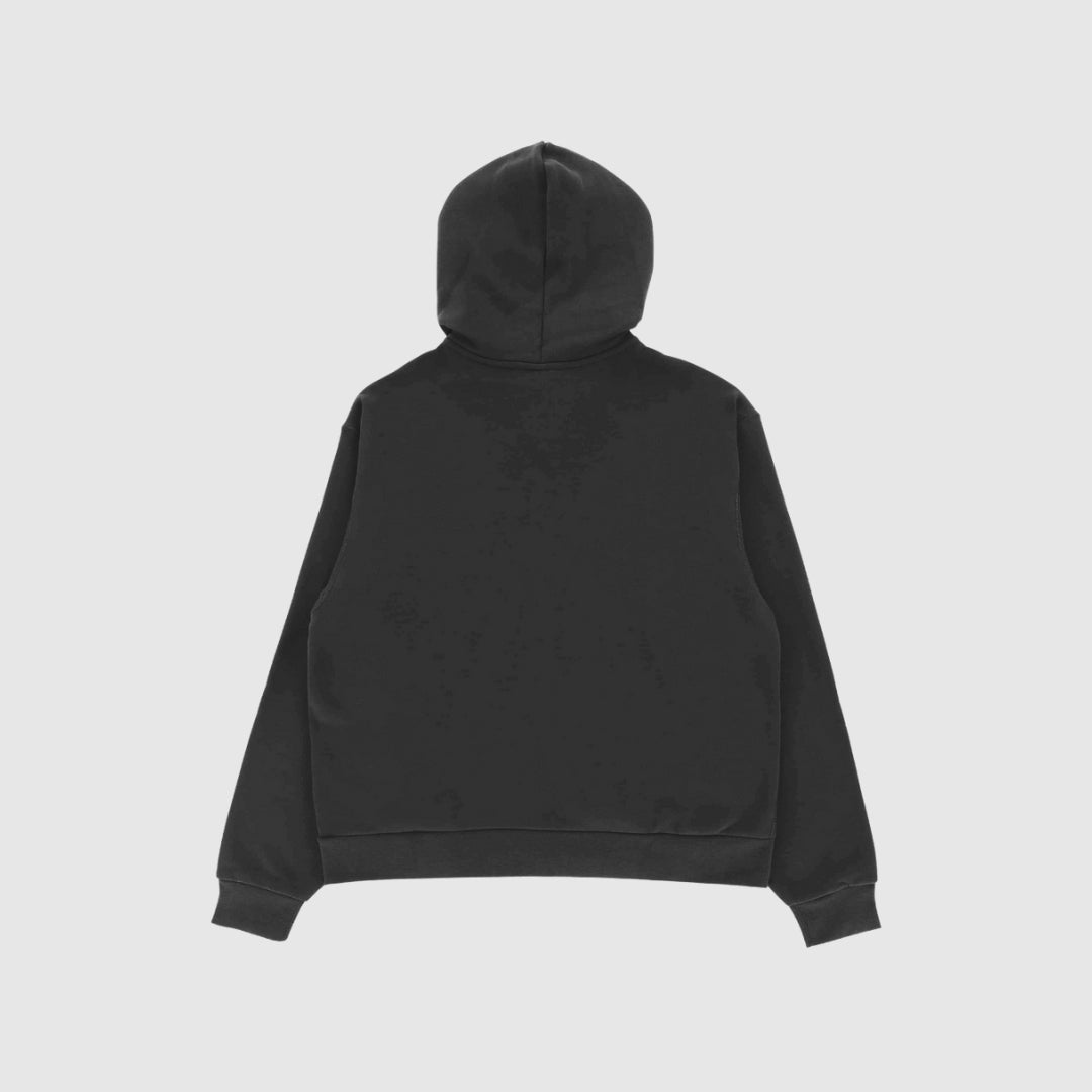 Midnight Grey Zipper Hoodie