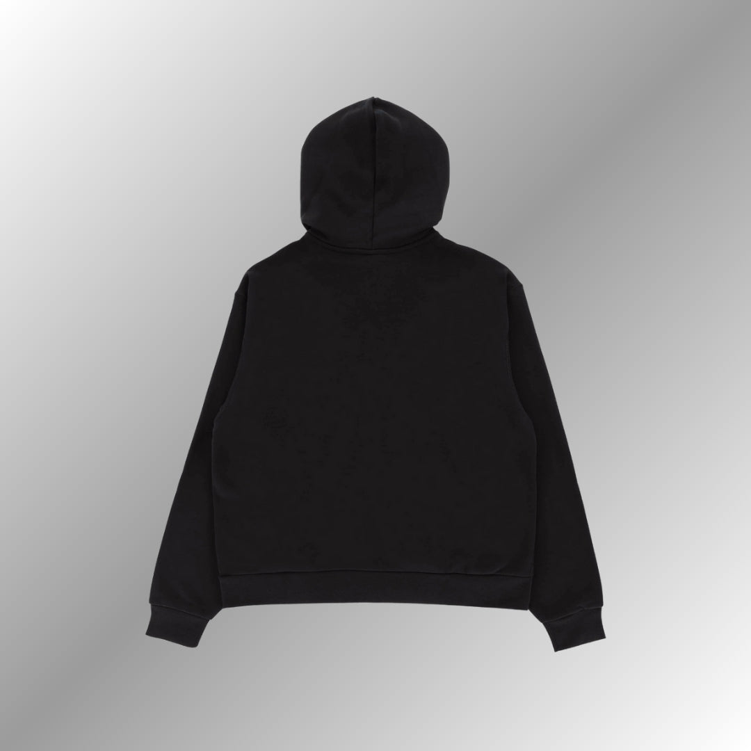 Black Zipper Hoodie