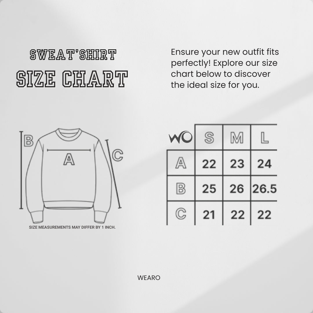 Tribal Smile Oversize Sweatshirt