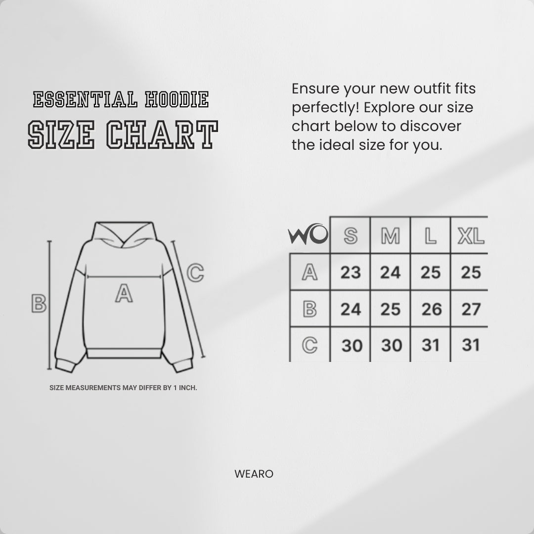 Black Essential Hoodie